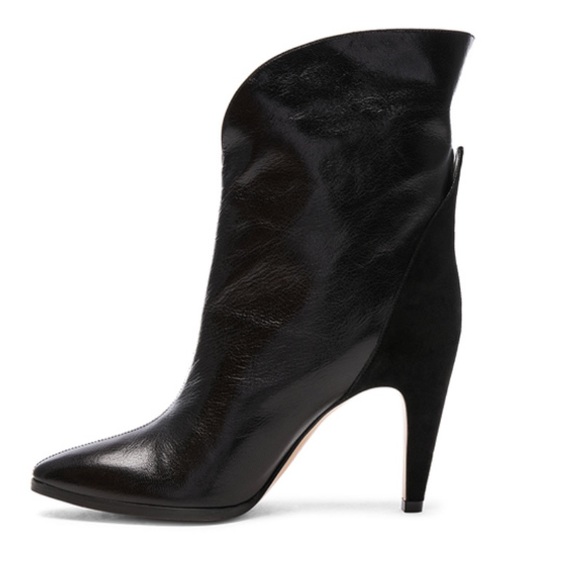 Givenchy GV3 Suede-Trimmed Leather Ankle Boots NWT - Picture 6 of 12